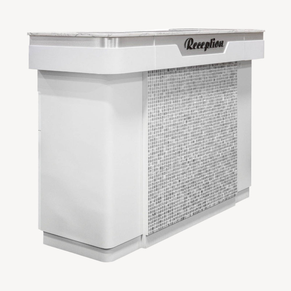 SONOMA 豪华马赛克LED前台接待桌 现代设计 多功能收纳