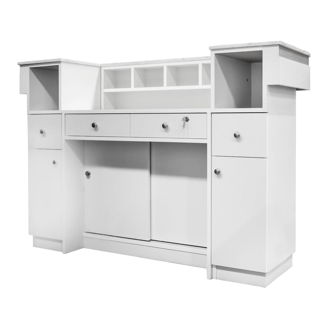 SONOMA 豪华马赛克LED前台接待桌 现代设计 多功能收纳