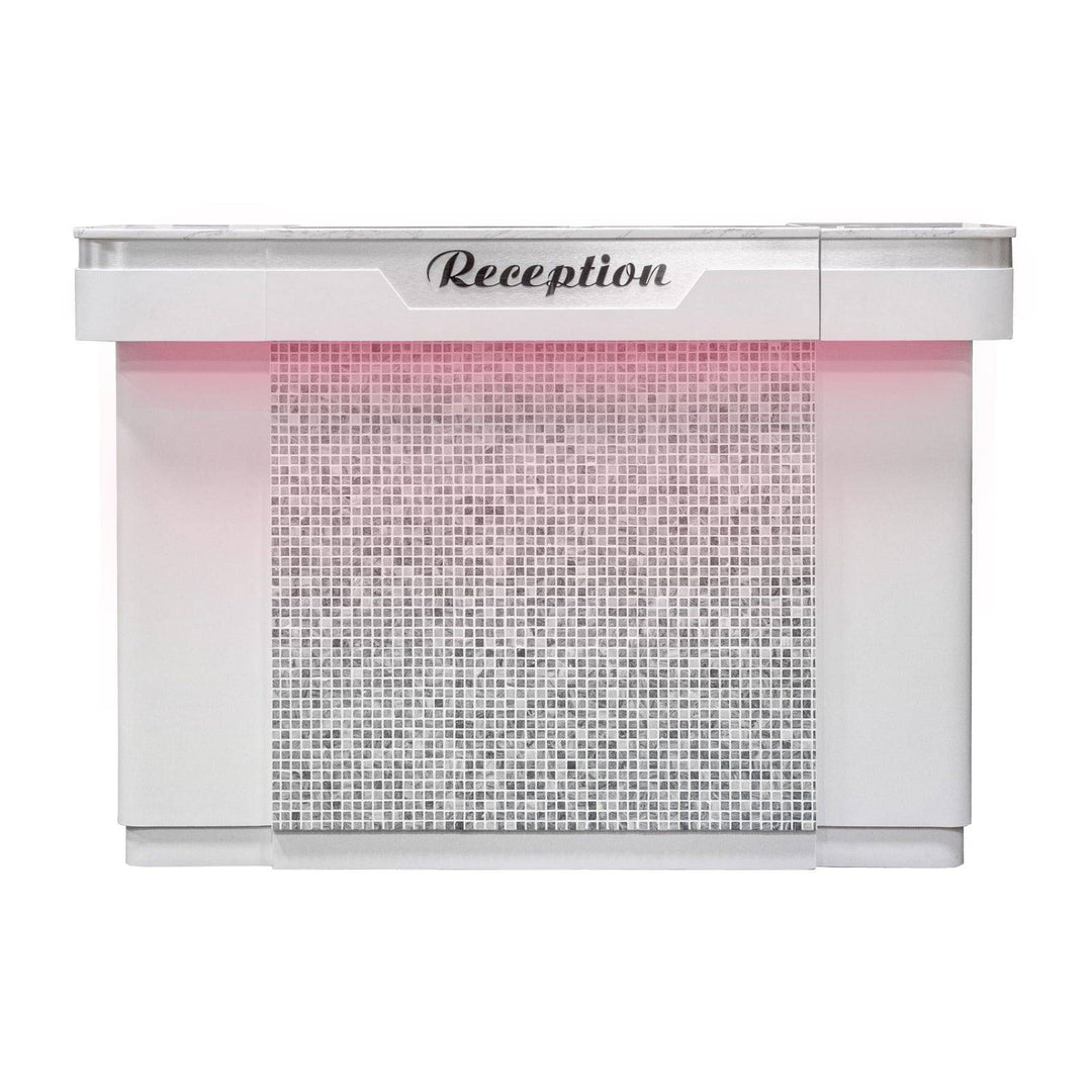 SONOMA 豪华马赛克LED前台接待桌 现代设计 多功能收纳