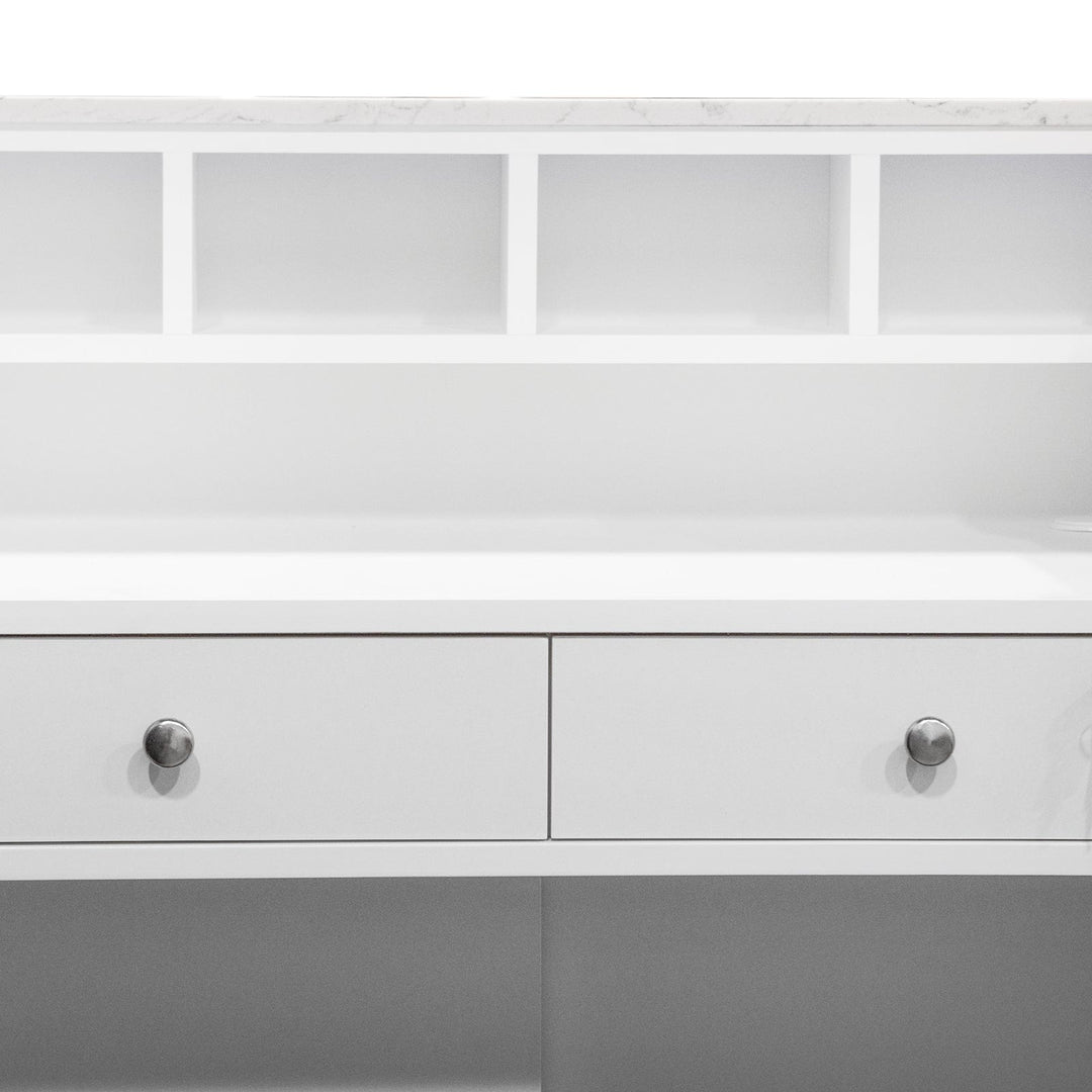 SONOMA 豪华马赛克LED前台接待桌 现代设计 多功能收纳