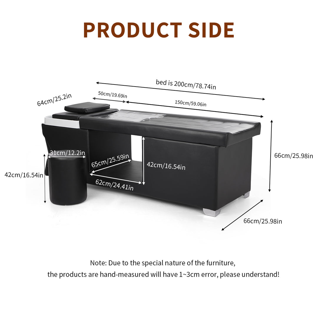 Serene Head Spa Bed shampoo bed Big Water Flow