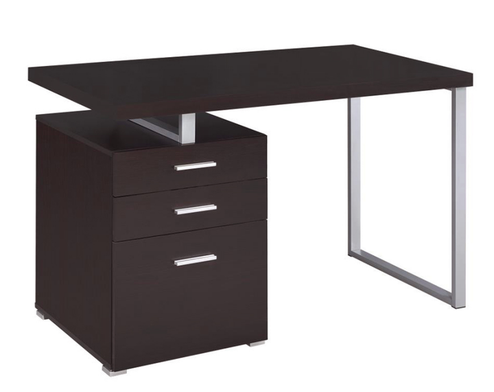 Modern Manicure Table with 3 Storage Drawers