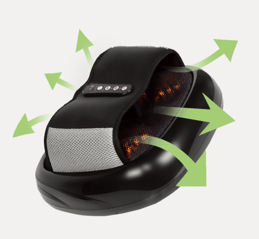 Heated Shiatsu Foot Massager with Air Compression