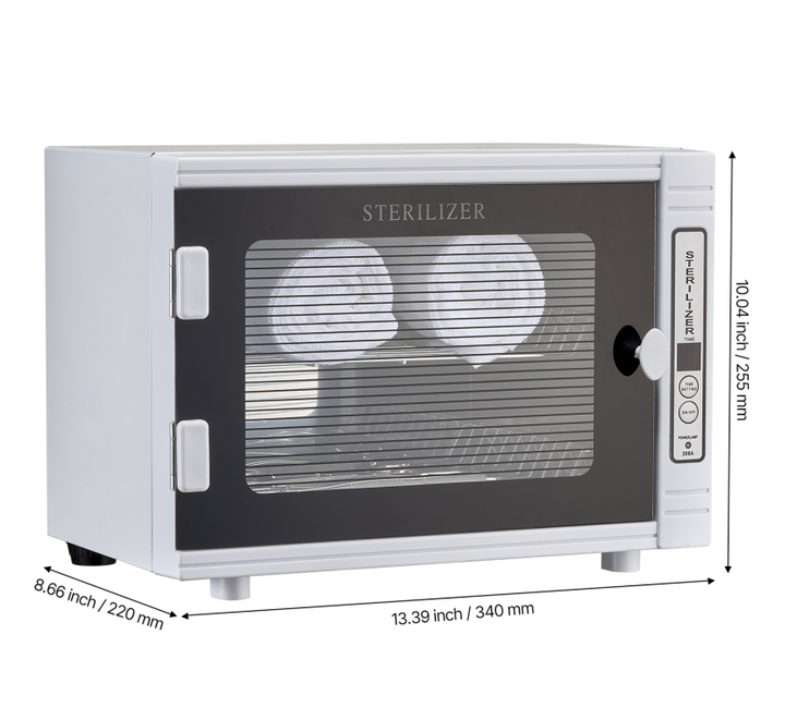 12L UV Nail Tool Cleaning Cabinet with Timer