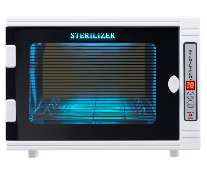 12L UV Nail Tool Cleaning Cabinet with Timer