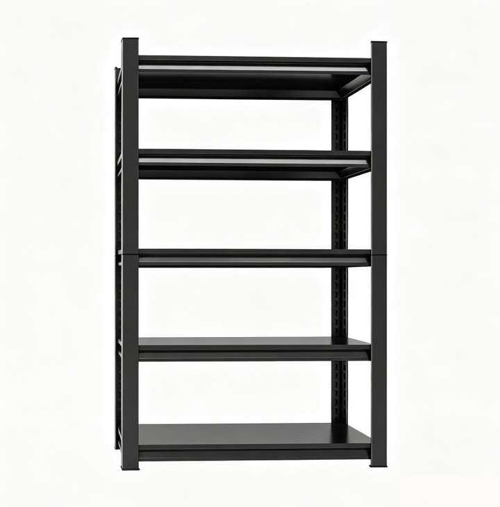 5-Tier Metal Storage Rack for Salon &amp; Spa Supplies – Black