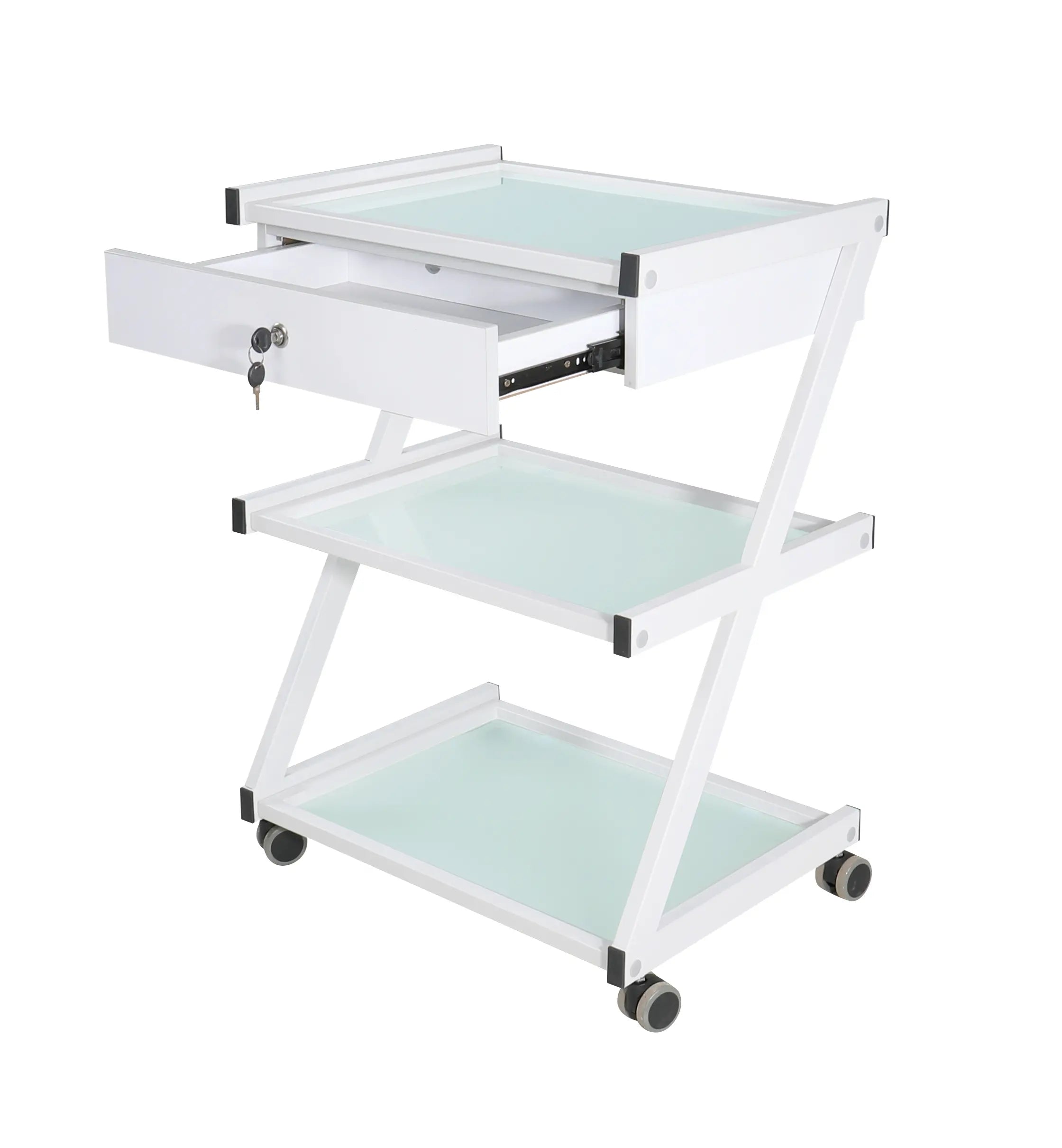 Beauty Salon Rolling trolley with One Drawer