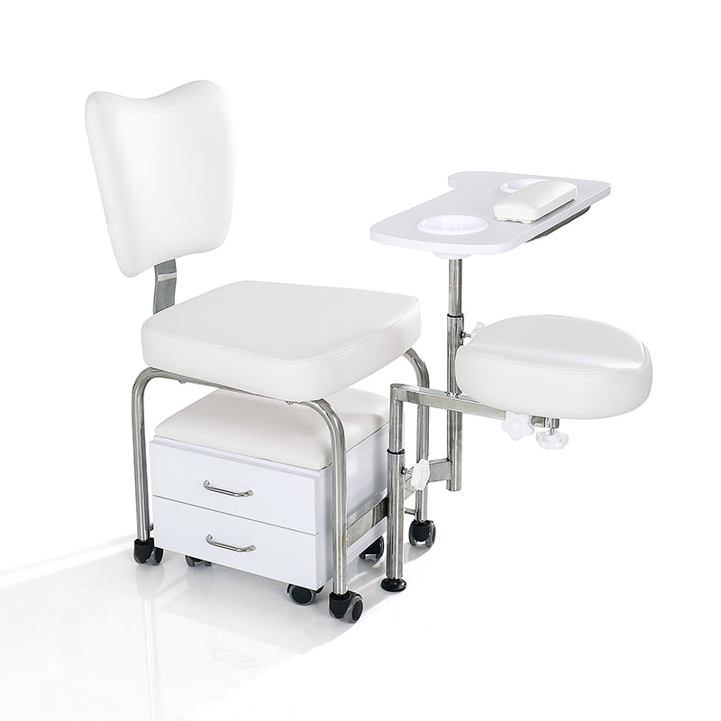 2 IN 1 Compact Mobile Manicure Pedicure Chair 