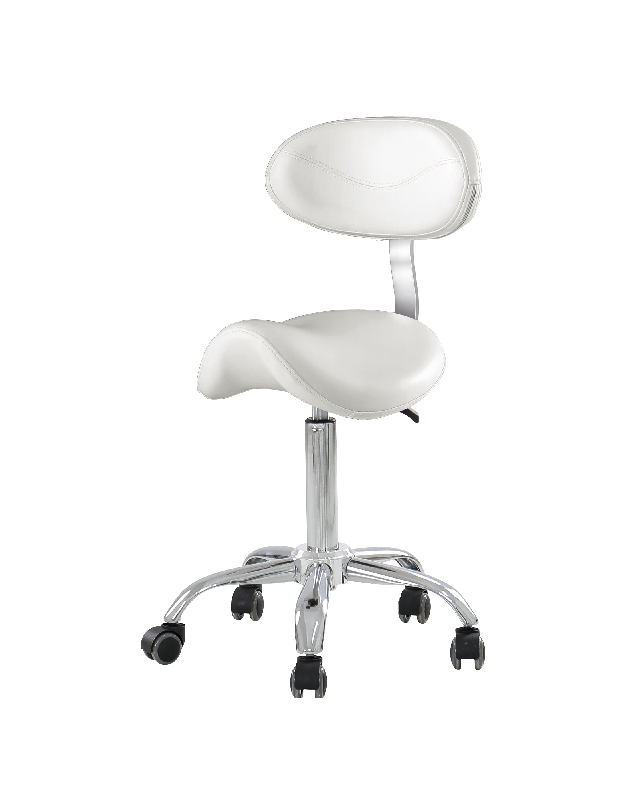Hydraulic salon beauty saddle chair with bending support 