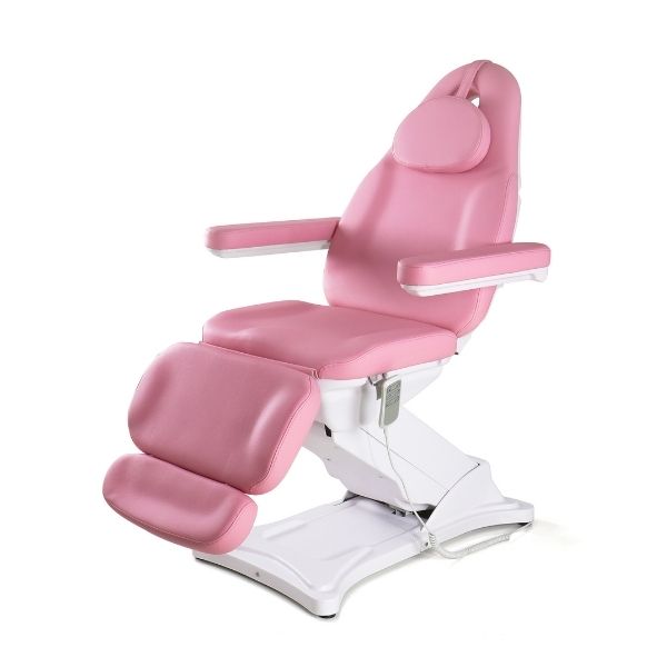 Aglaia Electric Facial Chair / Estheticians Bed/ Massge table pink for beauty salon、beauty lounge、lash studio,esthetician school training、tattoo shop、tatoo studio，fast shipping & 14 days return gurantee，amazon supplier，manufacture